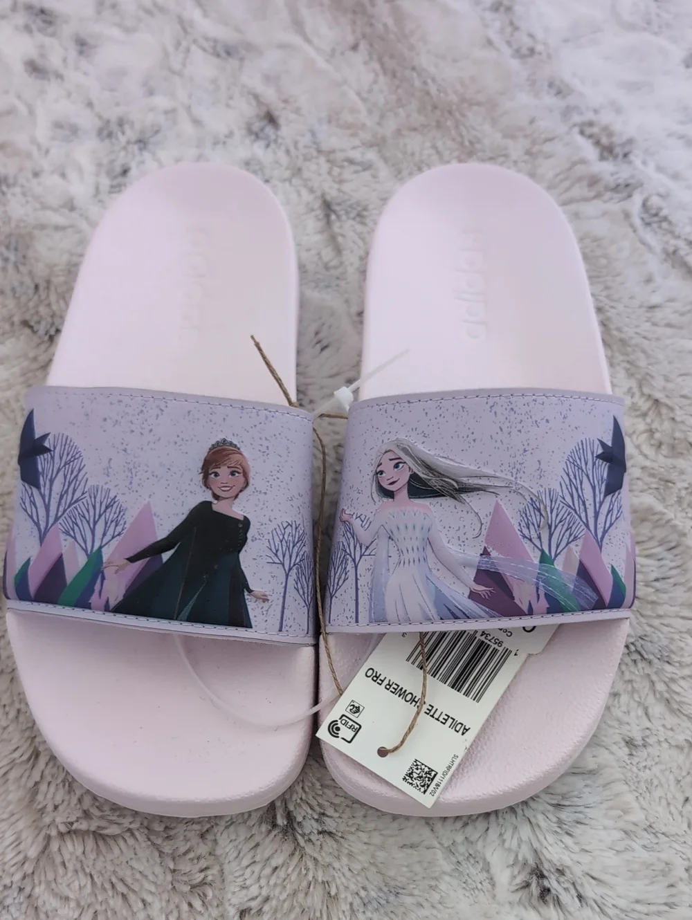 adidas X Disney Kids' Frozen Adilette Slides